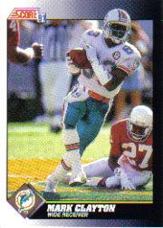1991 Score Football Card Pick (Base) 252-507 - Picture 436 of 487