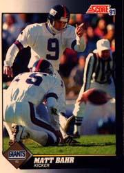 1991 Score Football Card Pick (Base) 252-507 - Picture 438 of 487