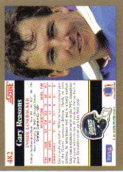 1991 Score Football Card Pick (Base) 252-507 - Picture 441 of 487