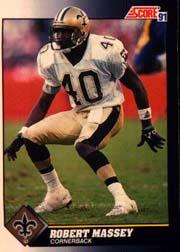 1991 Score Football Card Pick (Base) 252-507 - Picture 452 of 487