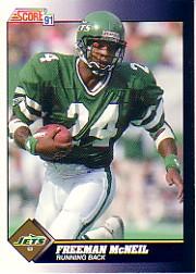 1991 Score Football Card Pick (Base) 252-507 - Picture 464 of 487