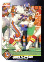 1991 Score Football Card Pick (Base) 252-507 - Picture 466 of 487