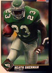 1991 Score Football Card Pick (Base) 252-507 - Picture 470 of 487