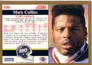 1991 Score Football Card Pick (Base) 252-507 - Picture 473 of 487
