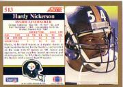 1991 Score #513 Hardy Nickerson back image
