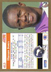 1991 Score #613 Dennis Gibson back image