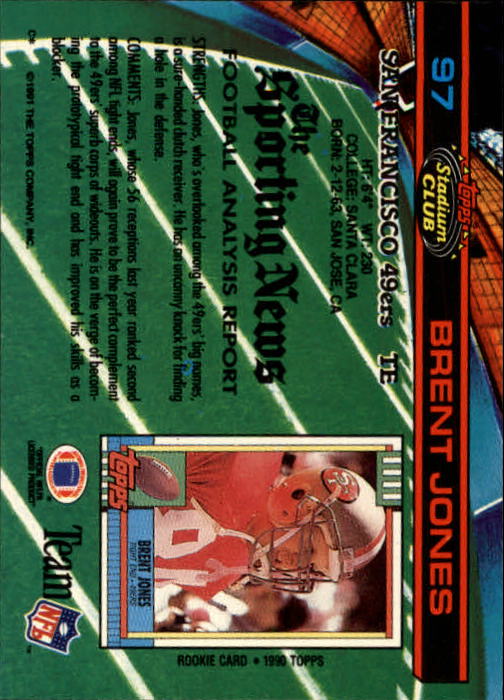 Sports Card Back