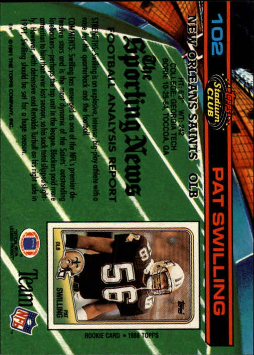 A0730- 1991 Stadium Club FB Card #s 1-250 +Rookies -You Pick- 15+ FREE US SHIP