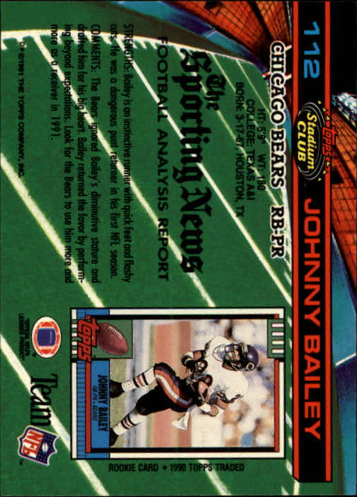 A0730- 1991 Stadium Club FB Card #s 1-250 +Rookies -You Pick- 15+ FREE US SHIP