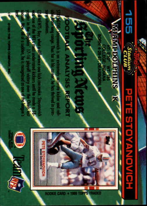 A0730- 1991 Stadium Club FB Card #s 1-250 +Rookies -You Pick- 15+ FREE US SHIP