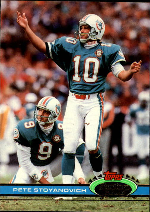 1992 Topps Stadium Club #416 Scott Miller NM-MT Miami Dolphins