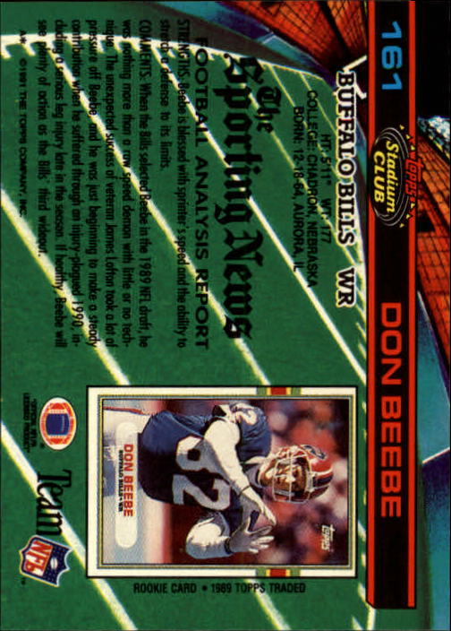 A0730- 1991 Stadium Club FB Card #s 1-250 +Rookies -You Pick- 15+ FREE US SHIP