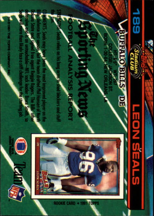 A0730- 1991 Stadium Club FB Card #s 1-250 +Rookies -You Pick- 15+ FREE US SHIP