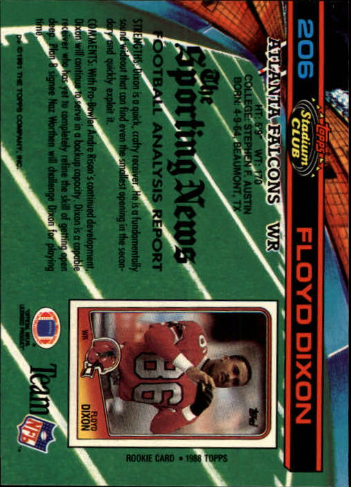 A0730- 1991 Stadium Club FB Card #s 1-250 +Rookies -You Pick- 15+ FREE US SHIP