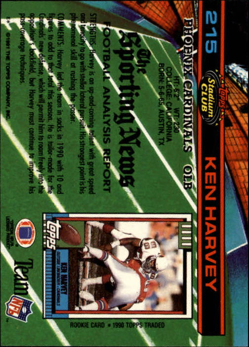 A0730- 1991 Stadium Club FB Card #s 1-250 +Rookies -You Pick- 15+ FREE US SHIP