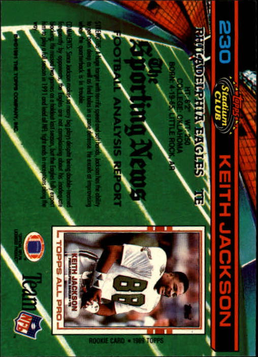 A0730- 1991 Stadium Club FB Card #s 1-250 +Rookies -You Pick- 15+ FREE US SHIP