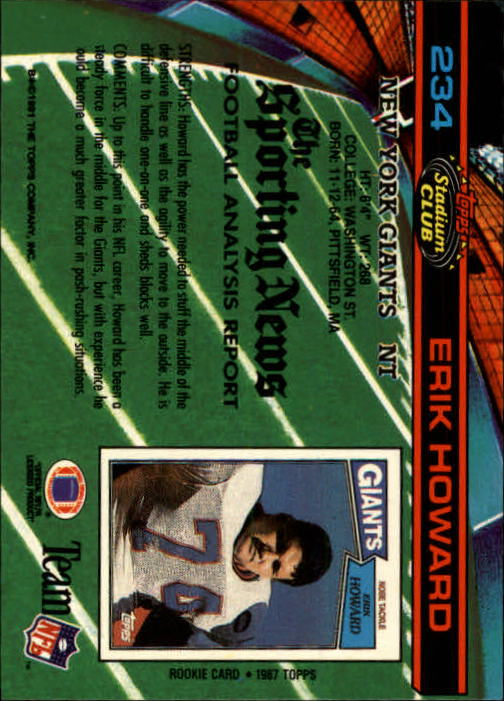 A0730- 1991 Stadium Club FB Card #s 1-250 +Rookies -You Pick- 15+ FREE US SHIP