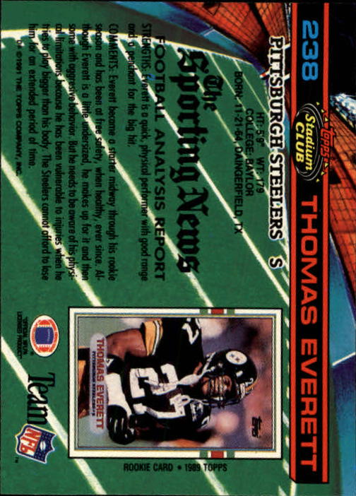 A0730- 1991 Stadium Club FB Card #s 1-250 +Rookies -You Pick- 15+ FREE US SHIP