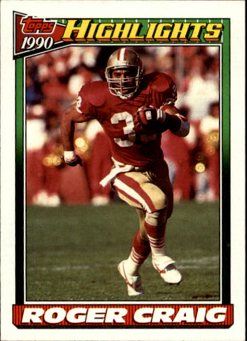 : 1990 Topps Football #12 Roger Craig San Francisco