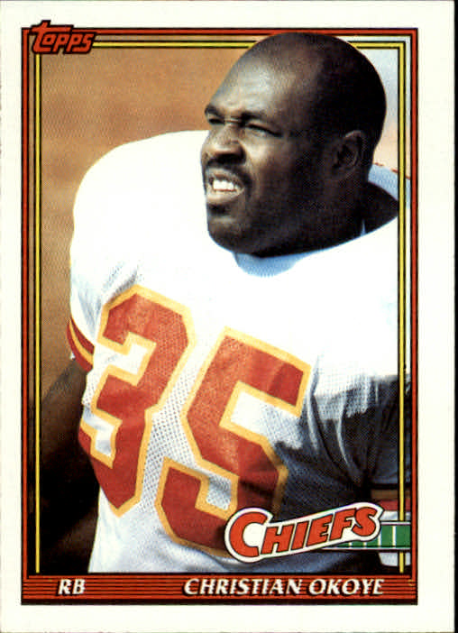 1989 Score #43 Christian Okoye - NM-MT