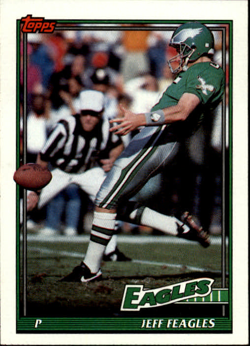 1991 Topps #214 Jeff Feagles RC