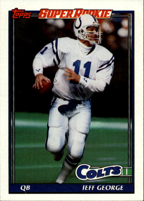 1991 Topps #349 Jeff George