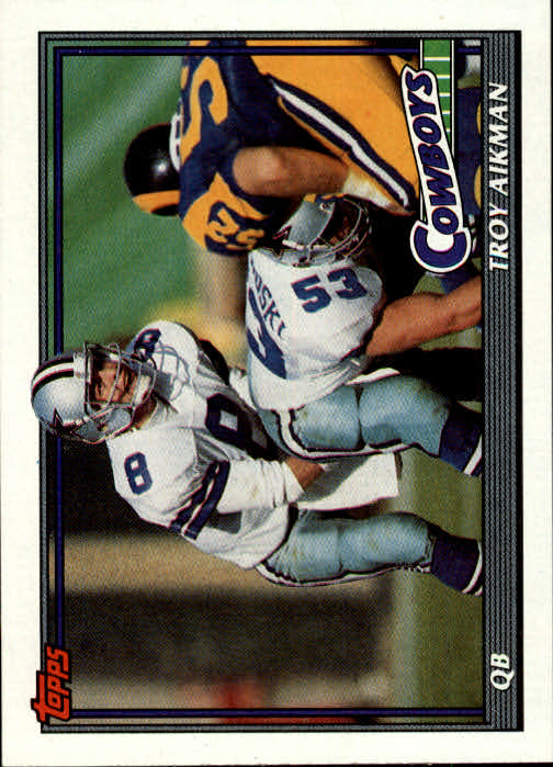 1991 Topps #371 Troy Aikman