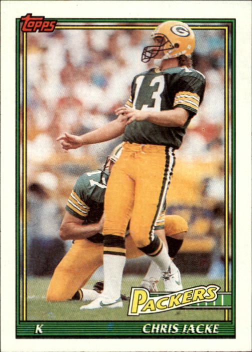 1991 Pacific Chris Jacke Green Bay Packers #157