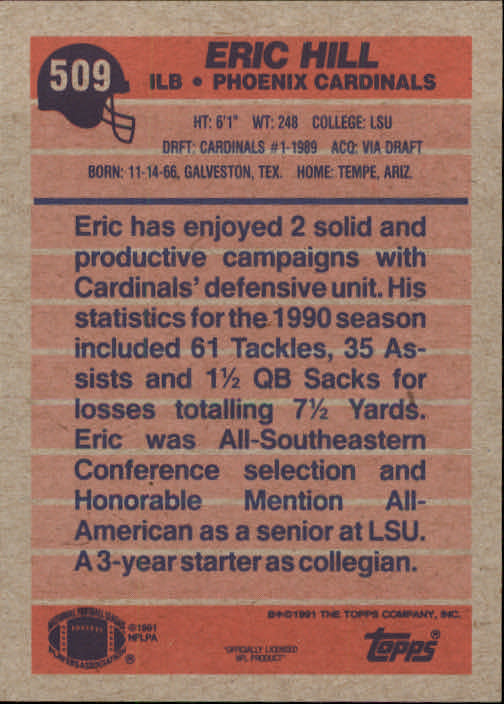 B2566- 1991 Topps Football Cards 501-660 +Inserts -You Pick- 15+ FREE US SHIP - Picture 23 of 343