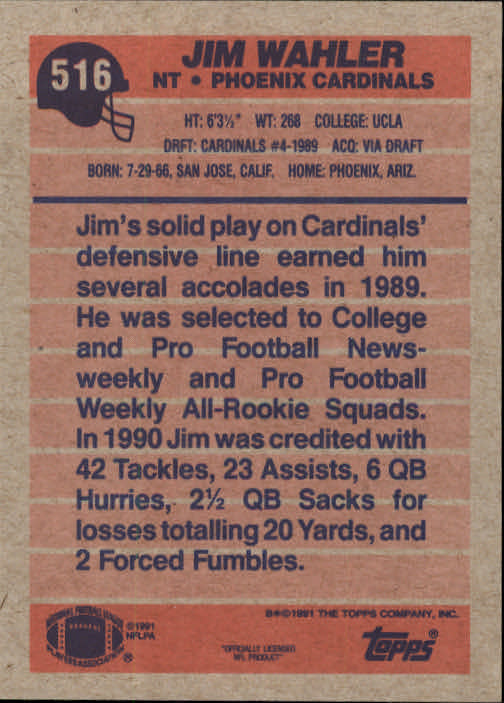 B2566- 1991 Topps Football Cards 501-660 +Inserts -You Pick- 15+ FREE US SHIP - Picture 37 of 343