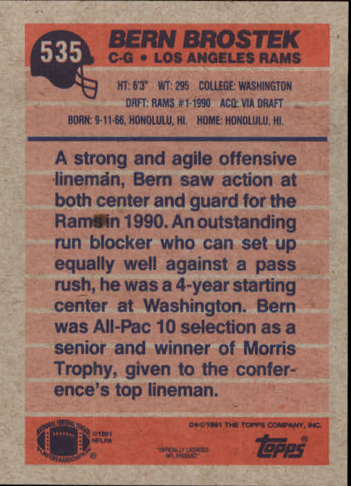 B2566- 1991 Topps Football Cards 501-660 +Inserts -You Pick- 15+ FREE US SHIP - Picture 75 of 343