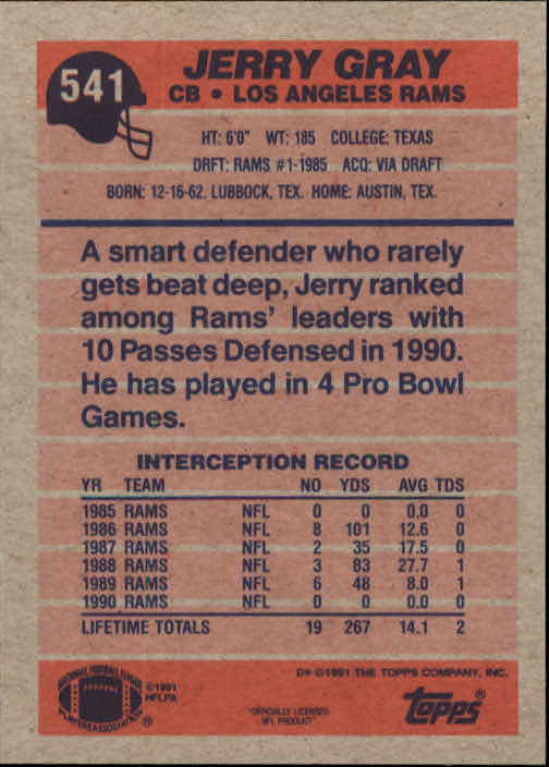 B2566- 1991 Topps Football Cards 501-660 +Inserts -You Pick- 15+ FREE US SHIP - Picture 87 of 343