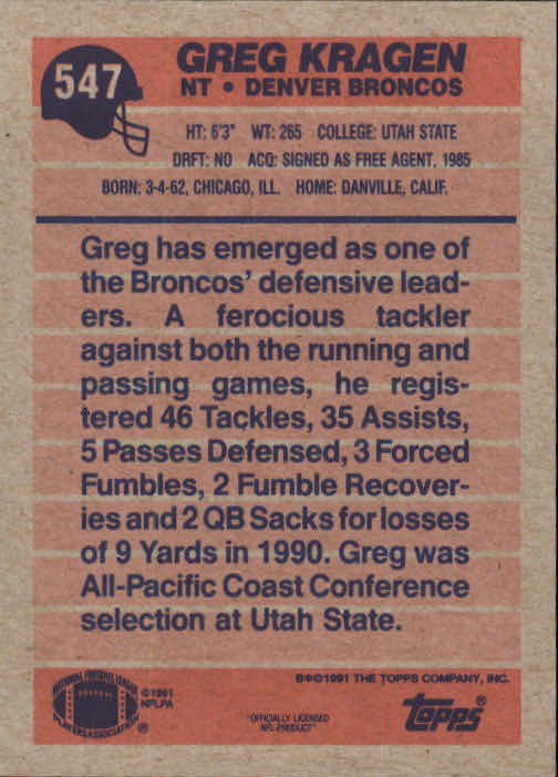 B2566- 1991 Topps Football Cards 501-660 +Inserts -You Pick- 15+ FREE US SHIP - Picture 97 of 343