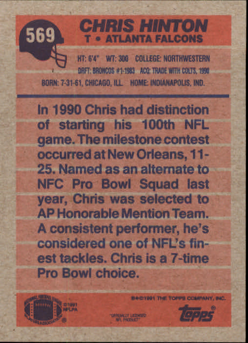 B2566- 1991 Topps Football Cards 501-660 +Inserts -You Pick- 15+ FREE US SHIP - Picture 137 of 343