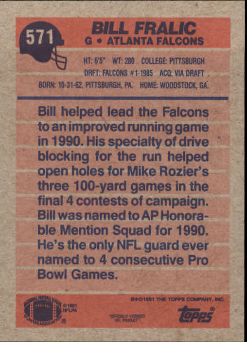 B2566- 1991 Topps Football Cards 501-660 +Inserts -You Pick- 15+ FREE US SHIP - Picture 141 of 343