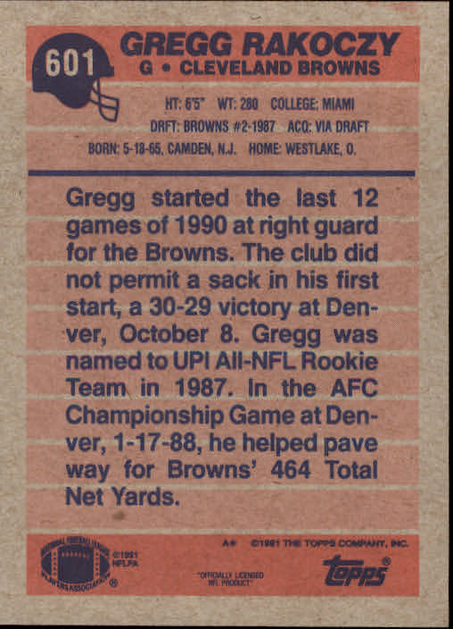 B2566- 1991 Topps Football Cards 501-660 +Inserts -You Pick- 15+ FREE US SHIP - Picture 197 of 343