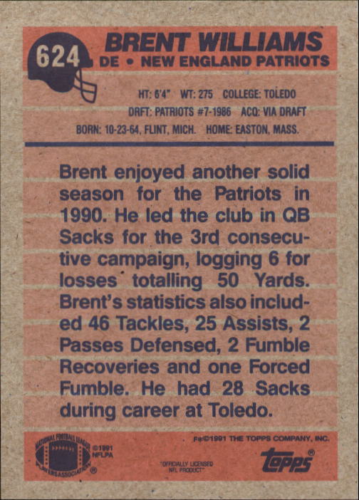 B2566- 1991 Topps Football Cards 501-660 +Inserts -You Pick- 15+ FREE US SHIP - Picture 239 of 343
