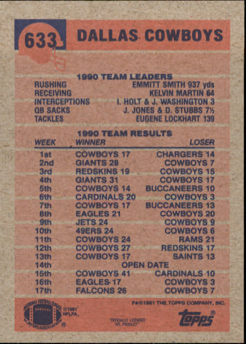 B2566- 1991 Topps Football Cards 501-660 +Inserts -You Pick- 15+ FREE US SHIP - Picture 255 of 343