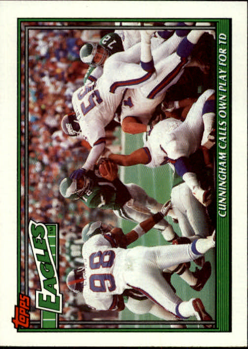 1988 Topps #233 Eagles TL/(Randall Cunningham/QB Keeper) - NM-MT