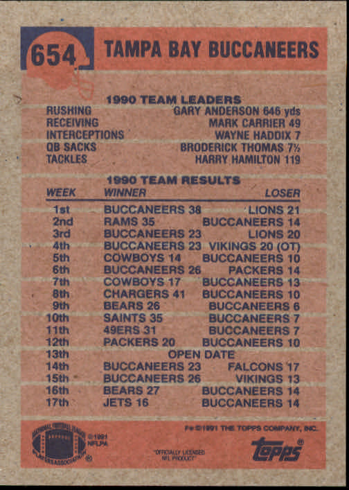 B2566- 1991 Topps Football Cards 501-660 +Inserts -You Pick- 15+ FREE US SHIP - Picture 297 of 343