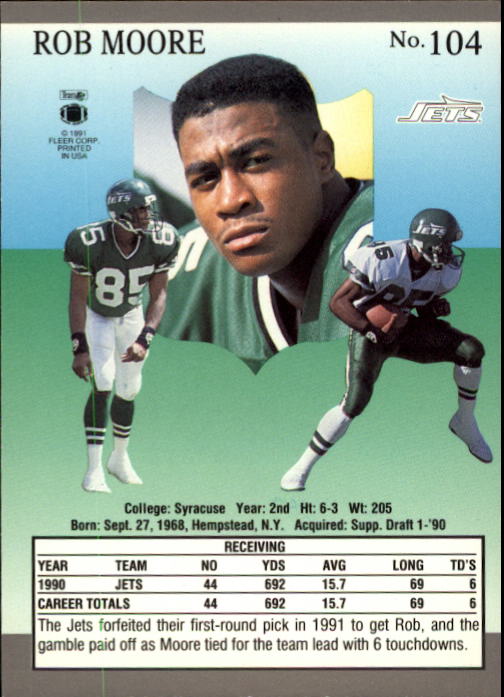 B3038- 1991 Ultra Football Card #s 1-200 +Rookies -You Pick- 15+ FREE US SHIP - Picture 203 of 391