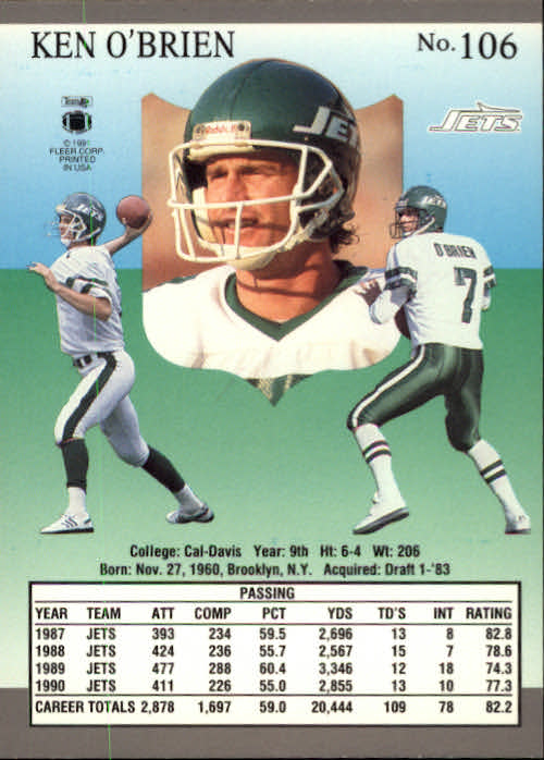 B3038- 1991 Ultra Football Card #s 1-200 +Rookies -You Pick- 15+ FREE US SHIP - Picture 207 of 391