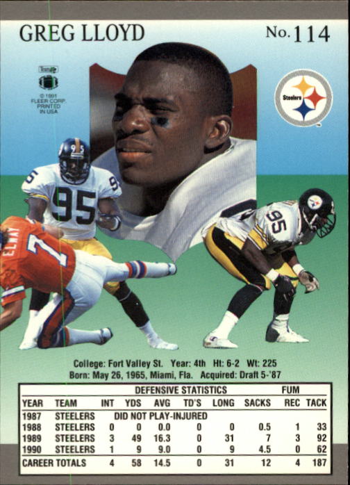 B3038- 1991 Ultra Football Card #s 1-200 +Rookies -You Pick- 15+ FREE US SHIP - Picture 223 of 391