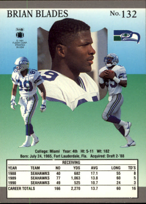 B3038- 1991 Ultra Football Card #s 1-200 +Rookies -You Pick- 15+ FREE US SHIP - Picture 259 of 391