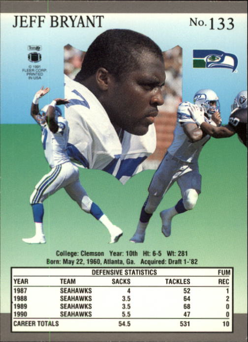 B3038- 1991 Ultra Football Card #s 1-200 +Rookies -You Pick- 15+ FREE US SHIP - Picture 261 of 391