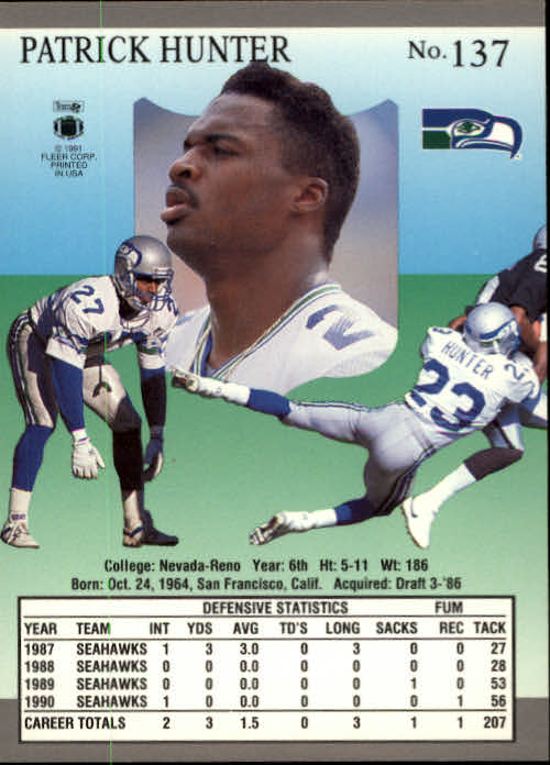 B3038- 1991 Ultra Football Card #s 1-200 +Rookies -You Pick- 15+ FREE US SHIP - Picture 269 of 391