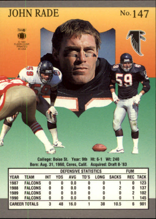 B3038- 1991 Ultra Football Card #s 1-200 +Rookies -You Pick- 15+ FREE US SHIP - Picture 289 of 391