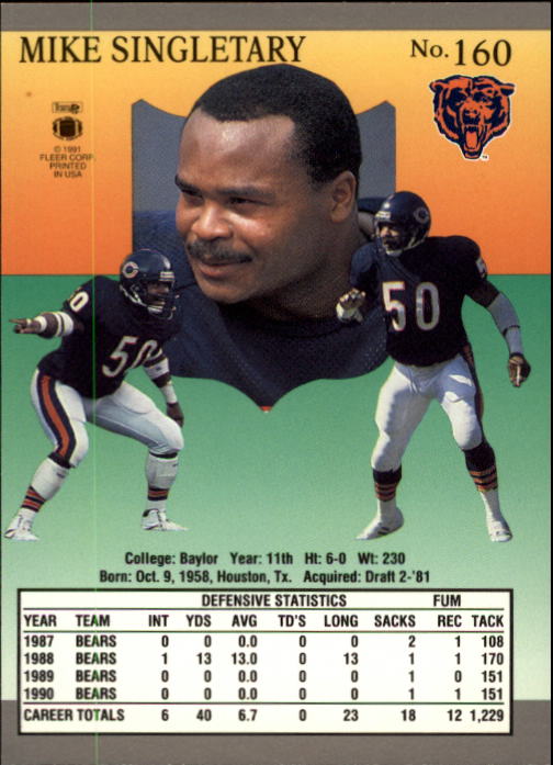 B3038- 1991 Ultra Football Card #s 1-200 +Rookies -You Pick- 15+ FREE US SHIP - Picture 313 of 391
