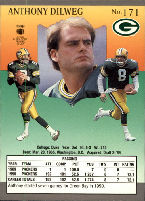 B3038- 1991 Ultra Football Card #s 1-200 +Rookies -You Pick- 15+ FREE US SHIP - Picture 333 of 391