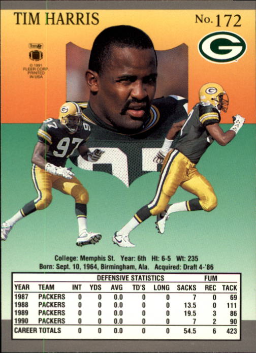 B3038- 1991 Ultra Football Card #s 1-200 +Rookies -You Pick- 15+ FREE US SHIP - Picture 335 of 391